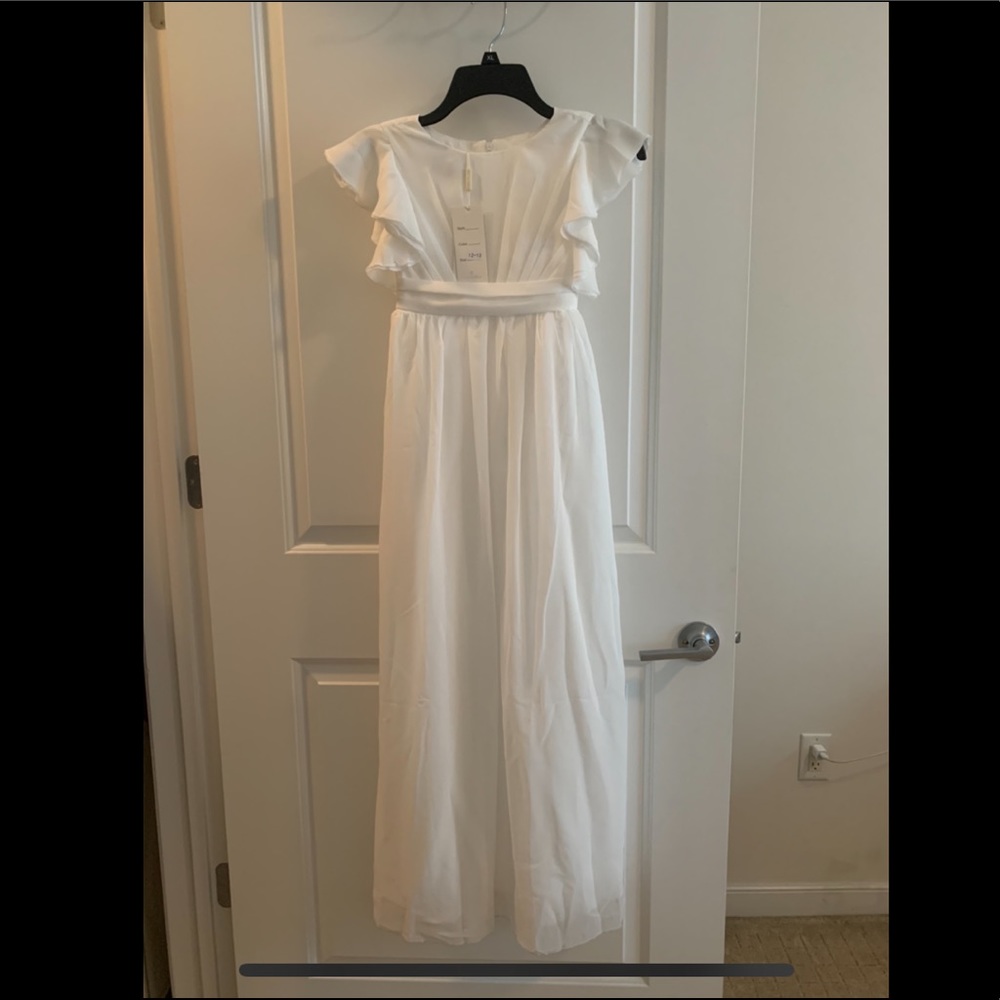 Ivory flower girls dress